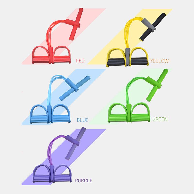 Fitness Elastic Sit Up Pull Rope Abdominal Exerciser Βολικό Εξολκέα Αστραγάλου Με Σχοινί