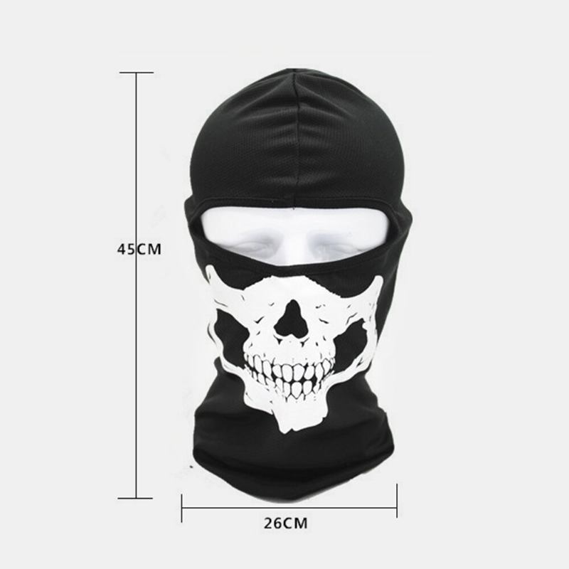 Μάσκα Με Μοτίβο Κρανίου Για Halloween Outdoor Cs Head Cover
