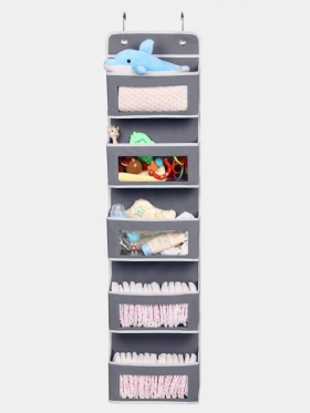 Hangerlink Over The Door Organizer Με 5 Μεγάλες Τσέπες Καθαρά Παράθυρα Επιτοίχια Αποθήκευση Για Ντουλάπι Βρεφικό Μπάνιο