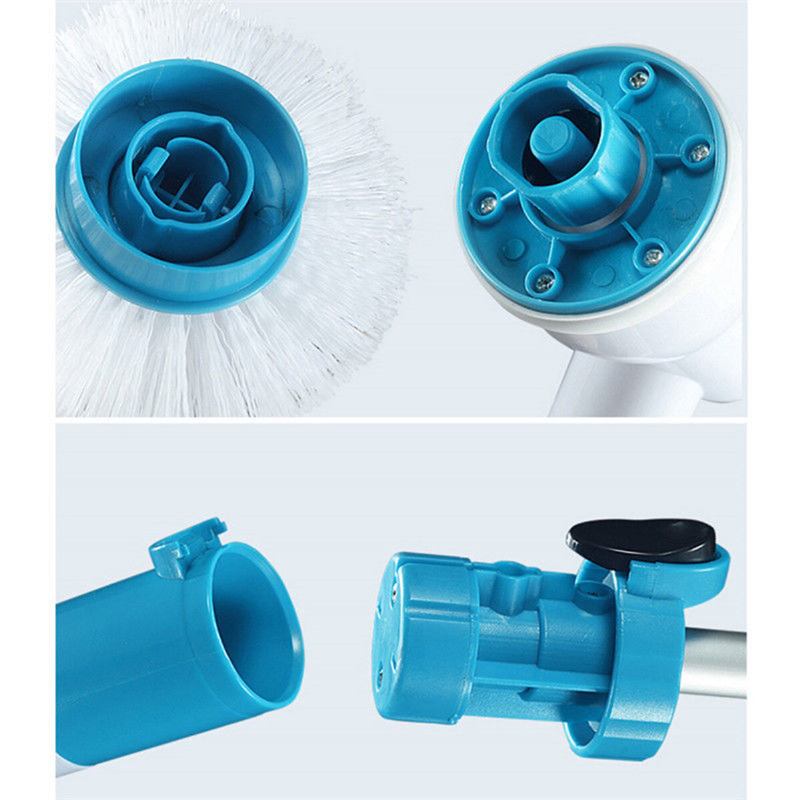 Hurricane Brush Mop Scrubber Μπανιέρα Πλακάκια Επαναφορτιζόμενη Οικιακή Συσκευή Καθαρισμού Δαπέδου Χειρός Βούρτσα Ασύρματη