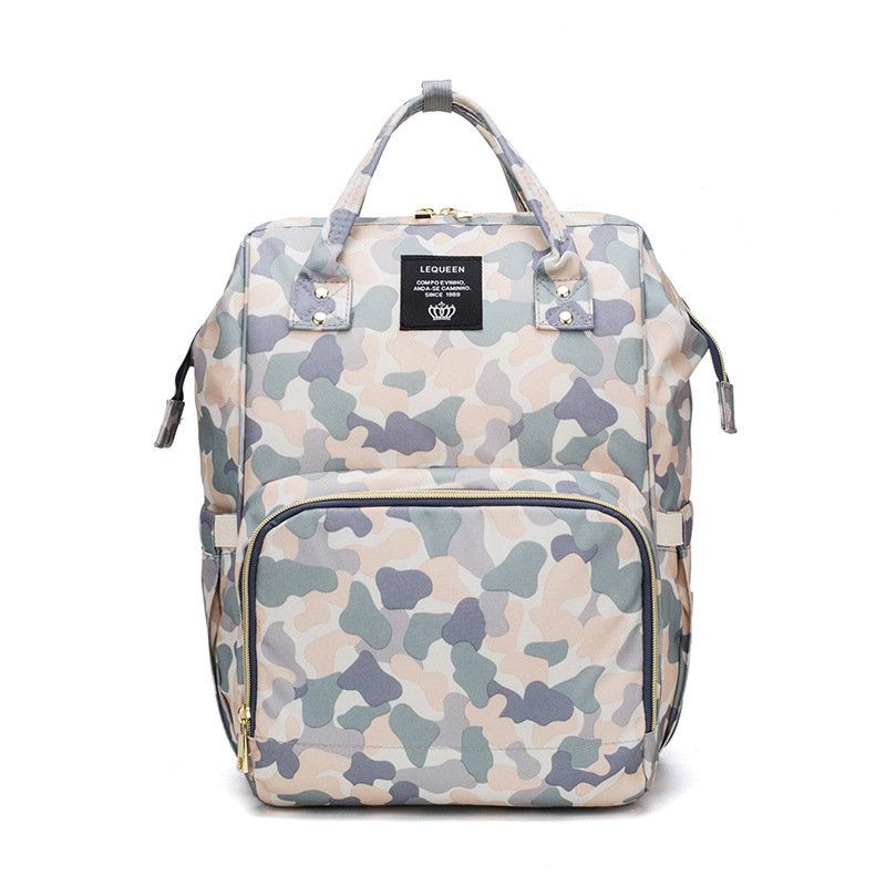 Μοτίβο Παραλλαγής Baby Diaper Nappy Backpack Μεγάλης Χωρητικότητας Αδιάβροχη Πάνα Mother Organizer