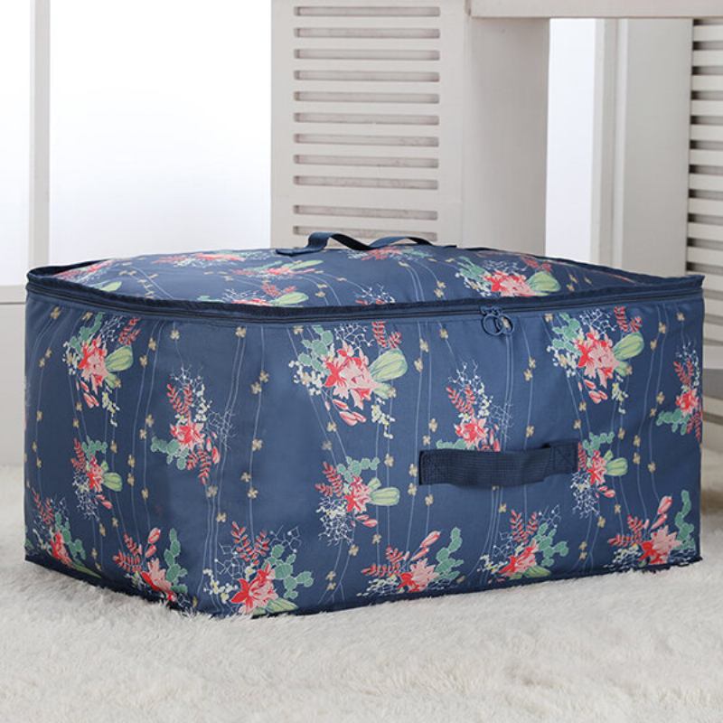 Saiclehome Πλένεται Φορητό Oxford Clothes Quilts Τσάντες Αποθήκευσης Πτυσσόμενος Οργανωτής Δοχείο