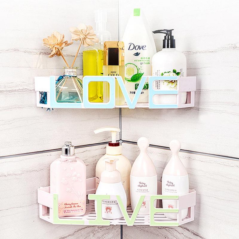Wash Gargle Station Place Rack Γωνιακή Σχάρα Τοίχου Με Σχέδιο Χωρίς Τρύπες Και Σχήμα Γράμματος Για Το Μπάνιο