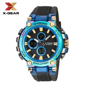 Ανδρικό Ηλεκτρονικό Ρολόι X-gear Neptune 3897 Hot Selling Πολυλειτουργικό Αδιάβροχο Χαλαζία Μόδας