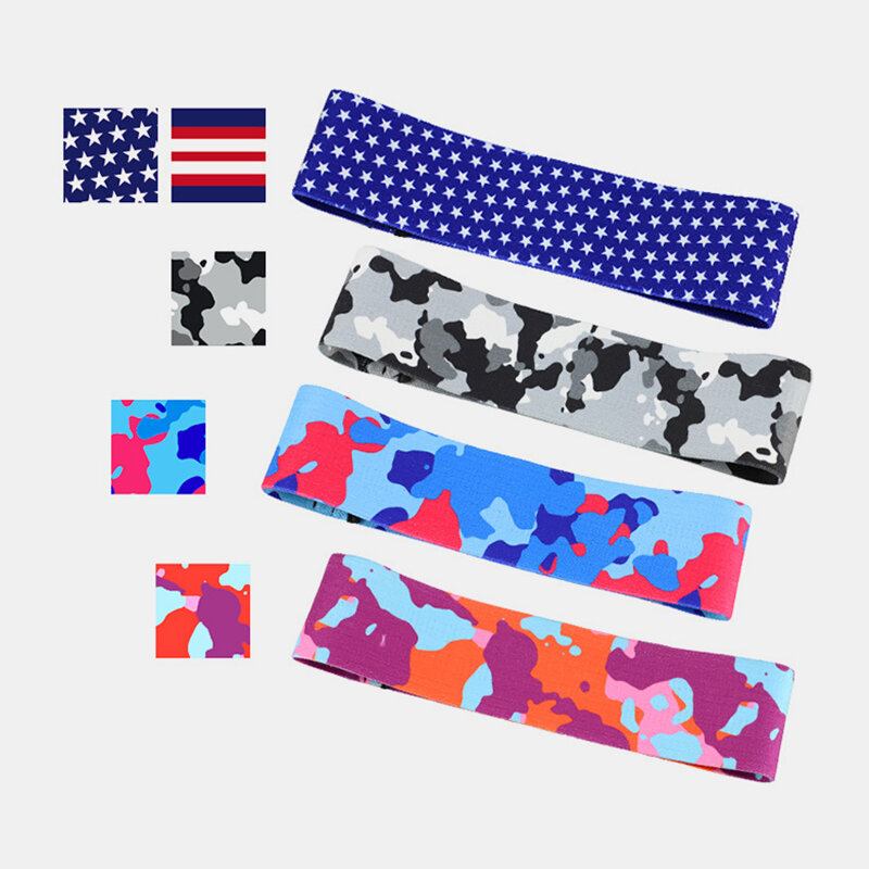 Yoga Resistance Band Pilates Rally Ring Camouflage Αντιολισθητικό Ελαστικό Push Hip Fitness Σχοινί
