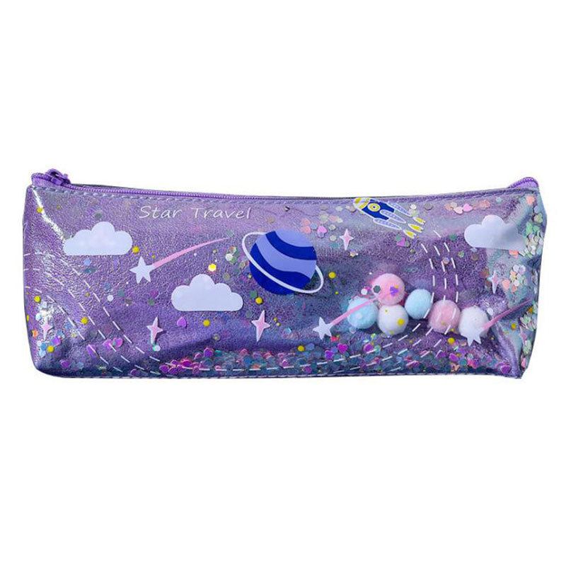 Creative Planet Quicksand Μολυβοθήκη Student Personality Stationery Τσάντα Χαριτωμένη Αδιάβροχη Πανέμορφη Λέιζερ