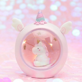 Creative Cute Unicorn Furnishings Διακόσμηση Σπιτιού Με Ανθεκτικό Κέλυφος Ρητίνης Πρωτοχρονιάτικο Δώρο Γενεθλίων Για Φίλους Κυρίες