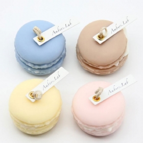 Cute Macaroons Candle Valentine's Day Weeding Διακοσμητική Επίπλωση Γενεθλίων