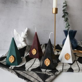 Κεριά Taper Smokeless Scented With Gold Stamp Διακόσμηση Φρέσκο Και Ευχάριστο Άρωμα Quiet The Spirit Σαλονιού Κερί