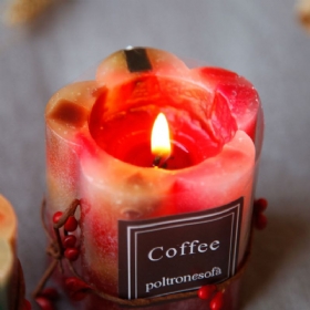 Romantic Atmosphere Flower Cylinder Shaped Αρωματικό Κερί Δημιουργικό Άρωμα Χωρίς Καπνό Διακόσμηση Σαλονιού Σπιτιού