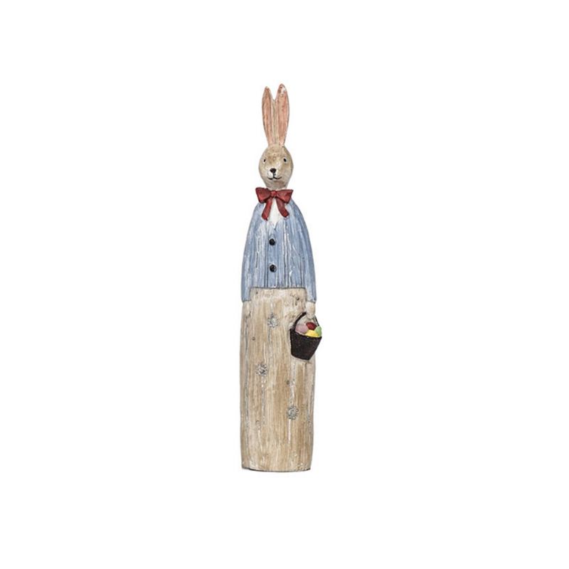 Ρητίνη Rabbit Crafts Στολίδια Δώρα Για Τα Γενέθλια Του Πάσχα Ποιμενική Ζωγραφισμένη Στο Χέρι Κουνέλι Διακόσμηση