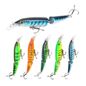 Δύο Τμημάτων Bionic Lure Fishing Bait Minnow For Outdoor Trolling Hard 9g/4.169inch Gear