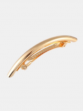 Μοντέρνο Κράμα Κλιπ Μαλλιών Mental Silver Gold Curve Απλά Αξεσουάρ Για Γυναίκες