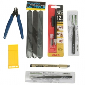 7pcs Gundam Modeler Basic Tools Craft Set For Car Model Building Kit
