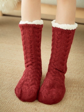 Γυναικεία Κάλτσα Χαλί Για Το Σπίτι Keep Warm Plus Βελούδινη Μαλακή Δαπέδου Εσωτερικού Χώρου