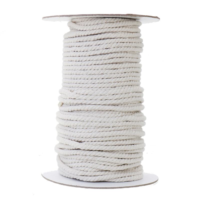 1000g 4-6mm Μακραμέ Κορδόνι Βαμβακερό Σχοινί Diy Εργαλεία Χορδές Για Ντεκό Κήπου Στο Σπίτι