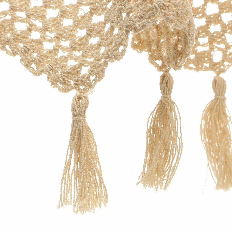 150x45 cm Country Style Γαλλικό Βαμβακερό Λινό Κέντημα Κουρτίνα Καφέ Κουζίνας Σπιτιού