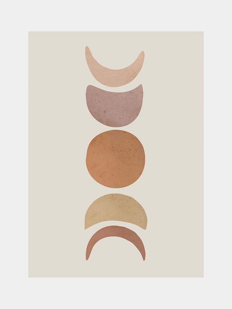 1pc Moon Simple Printing Μαξιλαροθήκη Διακόσμηση Σπιτιού Καναπές Σαλονιού Κάλυμμα Μαξιλαριού Αυτοκινήτου