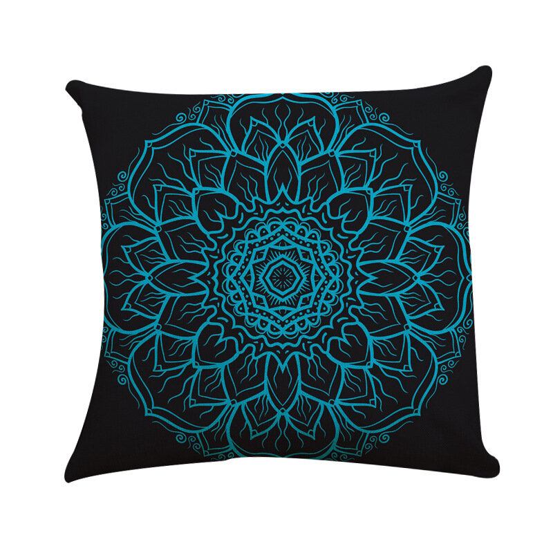 Bohemian Tarot Mandala Abstract Style Throw Θήκη Μαξιλαριού Λινό Βαμβακερό Κάλυμμα Καναπέ Γραφείου Σπιτιού