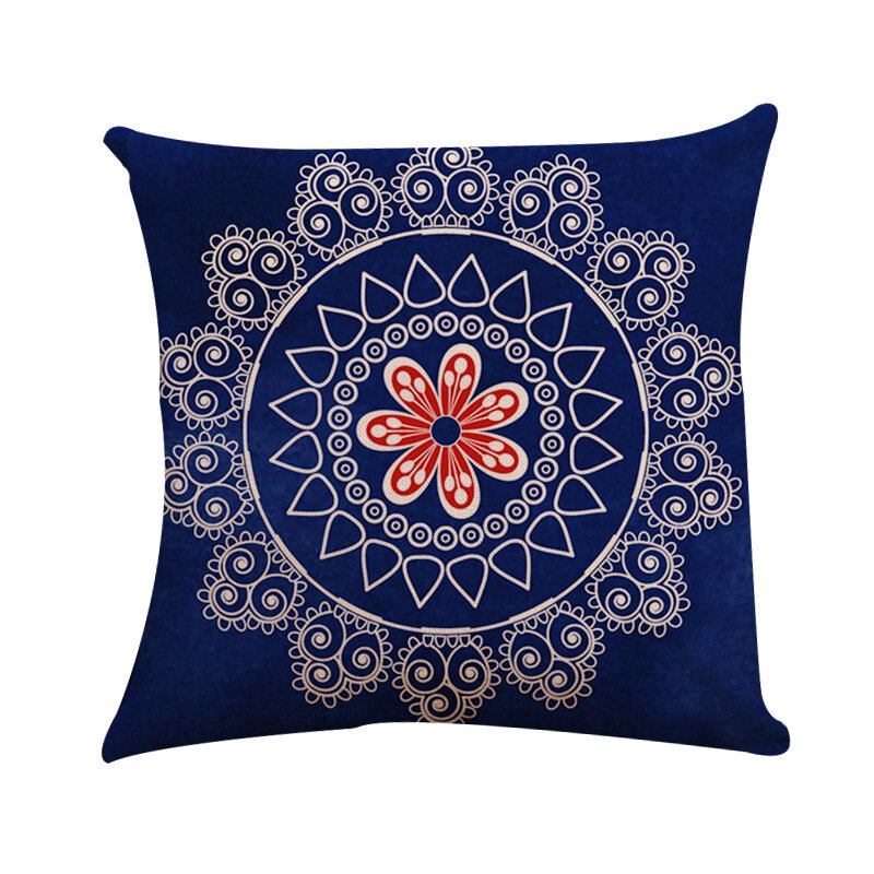 Bohemian Tarot Mandala Abstract Style Throw Θήκη Μαξιλαριού Λινό Βαμβακερό Κάλυμμα Καναπέ Γραφείου Σπιτιού