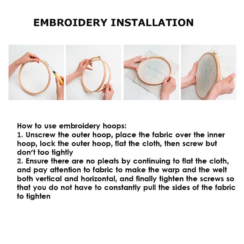 Circle Diy Kitbroidery Kit Χειροποίητο Σετ Σταυροβελονιά Για Αρχάριους Ραπτοτεχνία