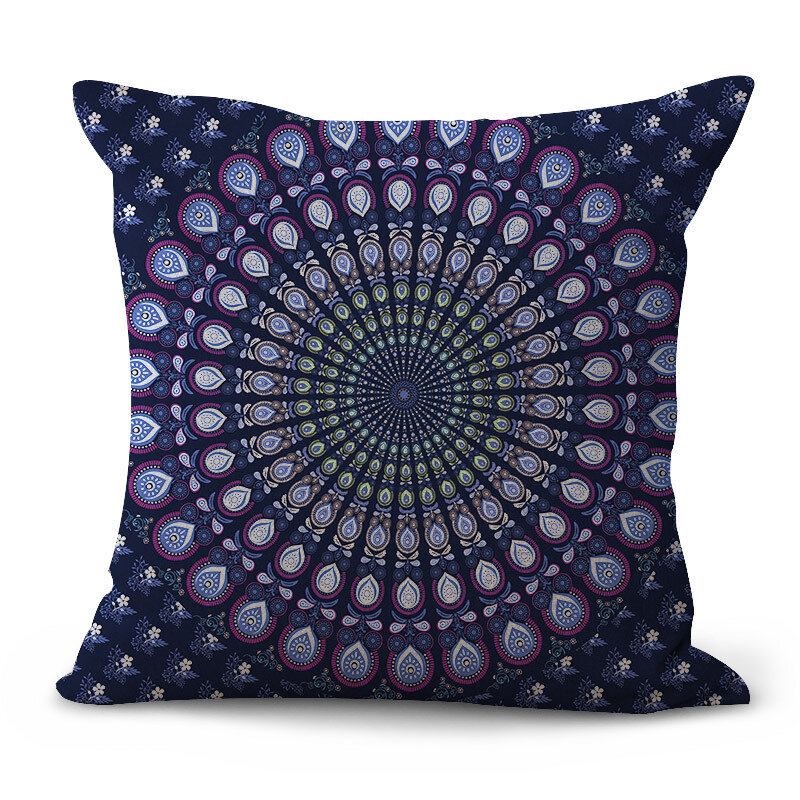 Κάλυμμα Μαξιλαριού Mandala Polyester Bohemian Γεωμετρική Θήκη Ελέφαντα Διακοσμητική Για Το Σπίτι