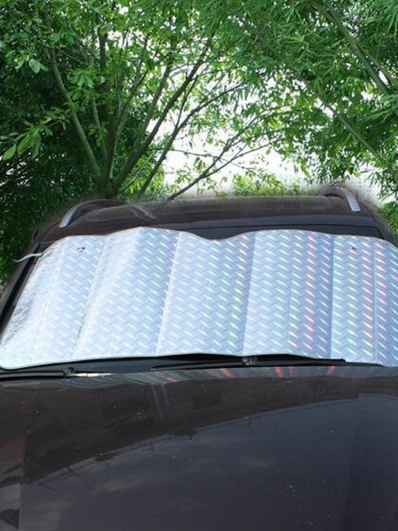 Μπροστινό Παράθυρο Παρμπρίζ Αυτοκινήτου Uv Laser Sun Shade Block Screen 150cmx80cm Πτυσσόμενη