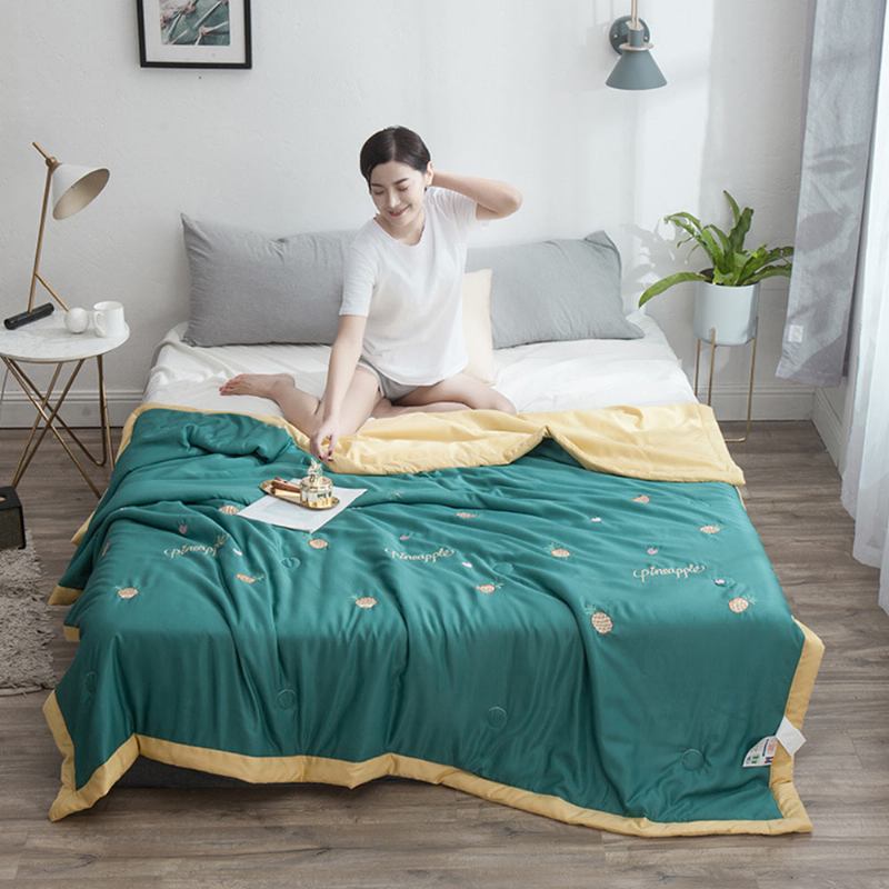 Πάπλωμα Modal Silk Κεντημένο Για Καλοκαιρινό Pure Air Conditioning Για Δύο Άτομα