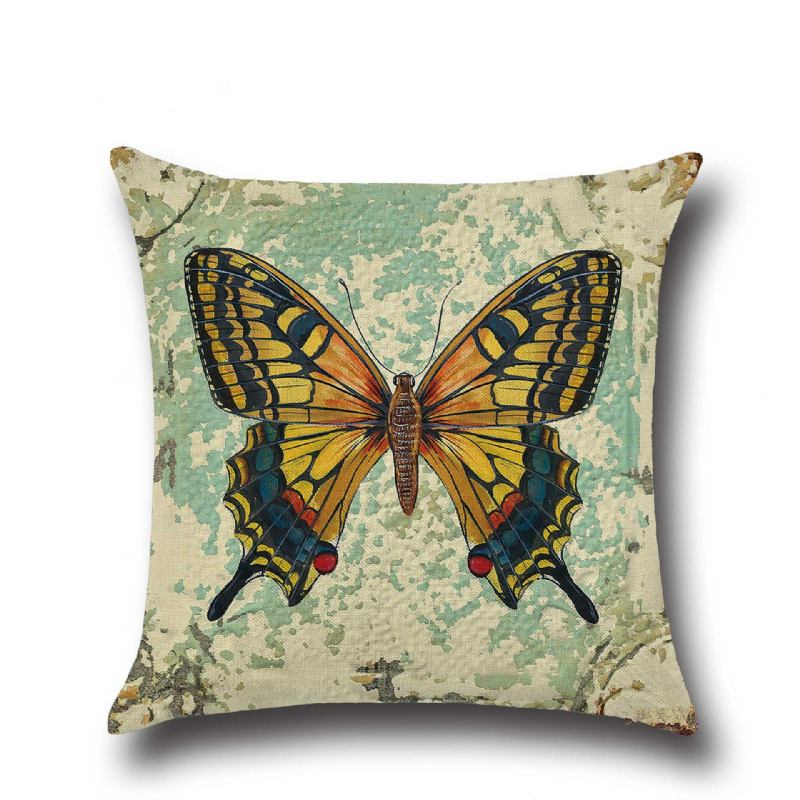 Σπίτι Cute Butterfly Line Μαξιλάρι Καναπέ Γραφείου Siesta