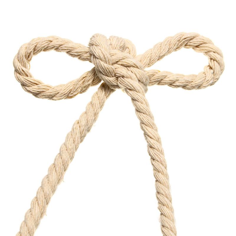 Σχοινί Macrame 4/5/6mm Φυσικό Μπεζ Βαμβακερό Στριφτό Κορδόνι Artisan Hand Craft New