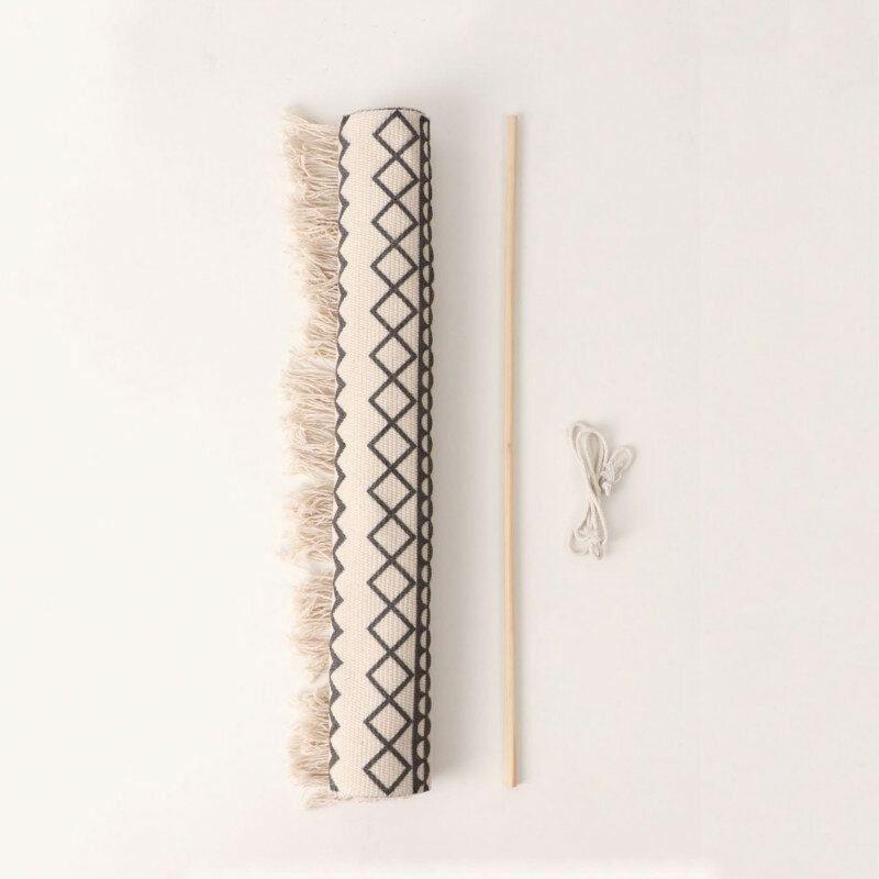 Ταπετσαρία Με Φούντα Σκανδιναβικού Στυλ Bohemian Macrame Υφαντό Κρεμάστρα Τοίχου Χειροποίητο Πλεκτό Σπιτιού Διακόσμηση