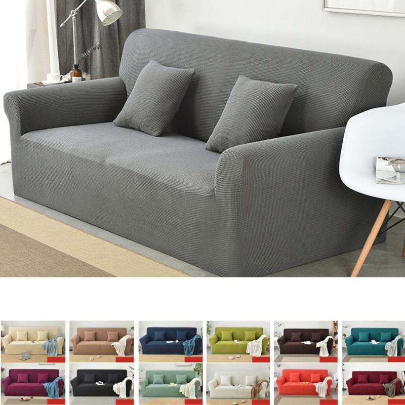 Winter Thicken Spandex Polar Fleece Super Elastic Stretch Κάλυμμα Καναπέ Slipcover Καναπές Σαλόνι