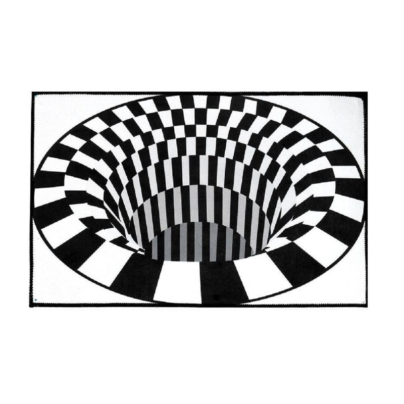 Χαλιά Ouniman Shaggy Rectangle Area Creative 3d Μοντέρνα Με Έμφαση Αντιολισθητικά Μαύρο Λευκό Καρό Έλεγχος Σύγχρονου Μοκέτα Πολυτελές Πλενόμενο Σαλόνι Τραπεζαρία Καναπές Σπίτι Κρεβατοκάμαρα Χαλάκι Δαπέδου