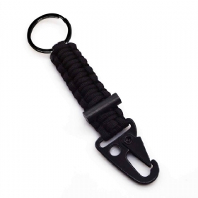 Μπρελόκ Paracord Survival Με Firestarter Και Carabiner Kit Edc Keychain Για Adventurecamping Hikinghuntingtravel