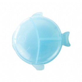 Cute Fish Shape Pill Case Mini 6 Slots Φορητό Εβδομαδιαίο Κουτί Χαπιών Για Φαρμακευτική Αγωγή Συμπλήρωμα Βιταμίνης