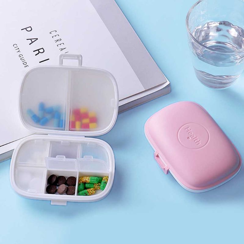 Κουτί Αποθήκευσης Mini Pill Με Οκτώ Διαμερίσματα Double Space Pp Container Φορητή Εβδομαδιαία Θήκη Ιατρικής