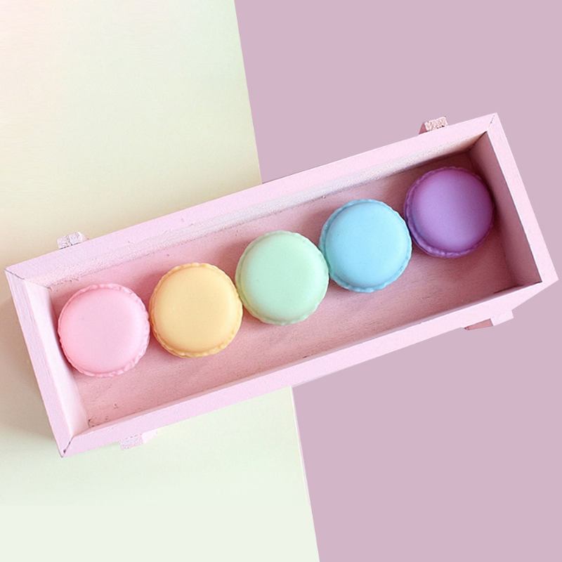 Macaron Medicine Box Pp Φορητό Candy Color Pill Organizer Κοσμημάτων Creativity Cute Outdoor Box Δοχείο Δισκίων
