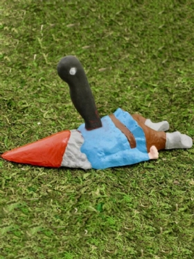 1 Pc Halloween Creative Zombie Gnome Dwarf Spoof Garden Αγάλματα Υπαίθρια Κηπουρική Αστεία Κήπος Αρχική Γλυπτά Χειροτεχνία