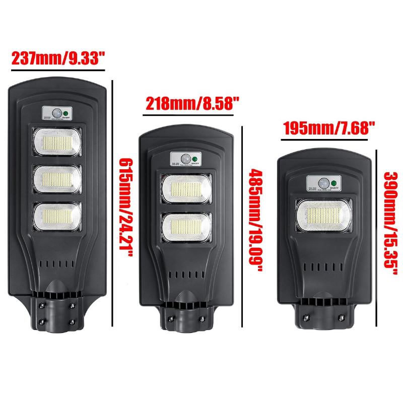 Augienb 120w / 240w / 360w Ηλιακό Φωτιστικό Τοίχου Led Ραντάρ Δρόμου Super Bright Λάμπα Ασφαλείας Με Αισθητήρα Κίνησης Pir Για Εξωτερικό Κήπο