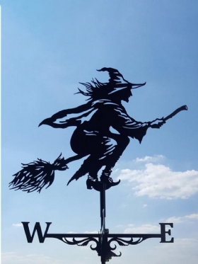 Garden Farm Iron Witch Death Horse Σπίτι Weathercock Weather Vane Ένδειξη Κατεύθυνσης Ανέμου Αυλή Εργαλεία Μέτρησης