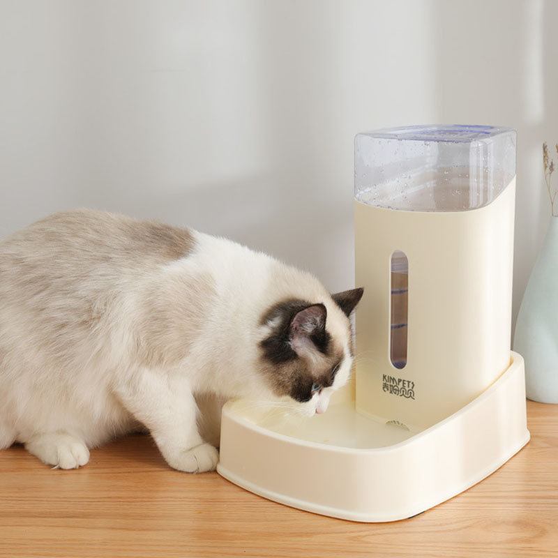 Cat Dog Automatic Feeder Pet Bowl Water Dispenser Drinking Point