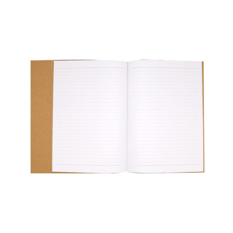 Απλό Εξώφυλλο Kraft Exercise Book Students Scribbling Pad Uncoated Woodfree Paper 40&60 Pages A5&b5 Notebook