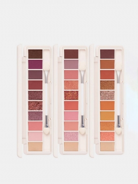 10 Χρώματα Eyeshadow Palette Conceler Matte Shimmer Glitter Waterproof Powder