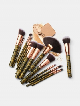 15 Τμχ Πινέλα Μακιγιάζ Σετ Contour Concealer Eyeliner Brush Beauty Makeup Tools