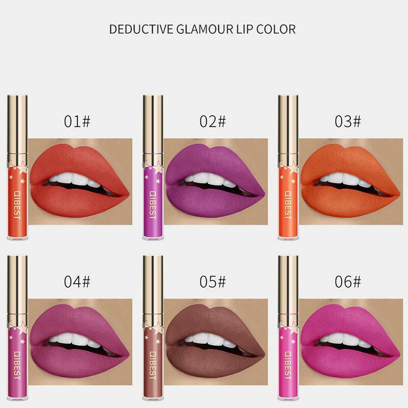 24 Χρώματα Lip Gloss Φορητό Αδιάβροχο Αντικολλητικό Κύπελλο Liquid Lip Glaze Cosmetic