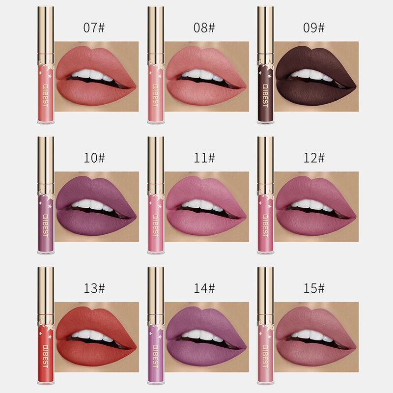 24 Χρώματα Lip Gloss Φορητό Αδιάβροχο Αντικολλητικό Κύπελλο Liquid Lip Glaze Cosmetic