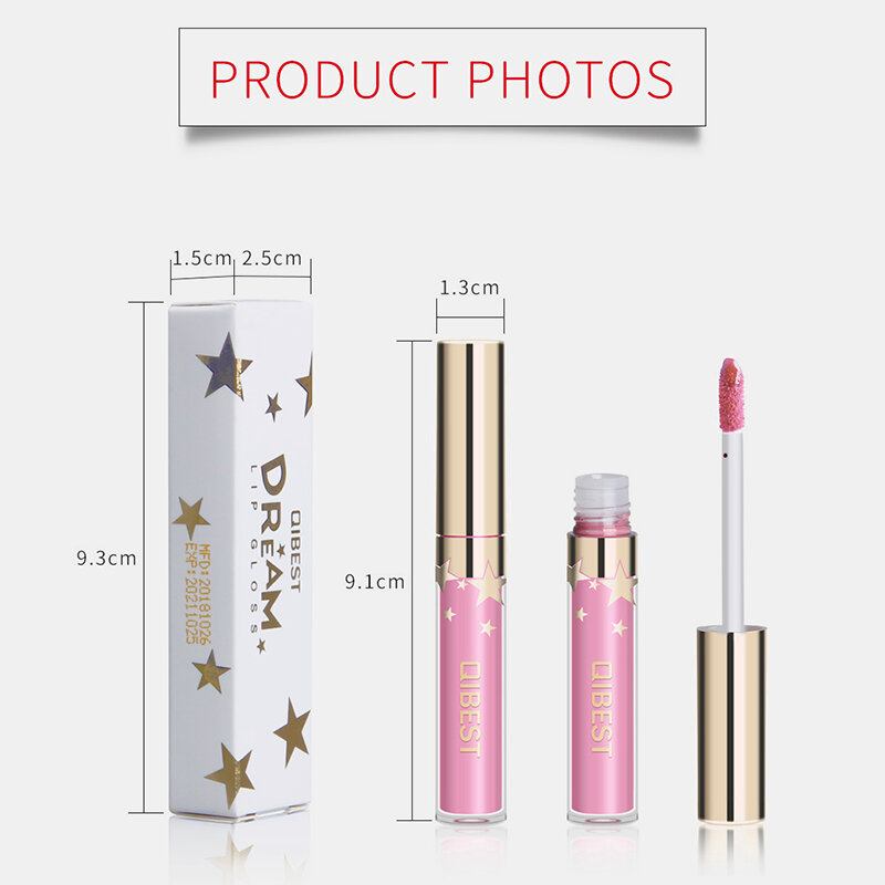 24 Χρώματα Lip Gloss Φορητό Αδιάβροχο Αντικολλητικό Κύπελλο Liquid Lip Glaze Cosmetic