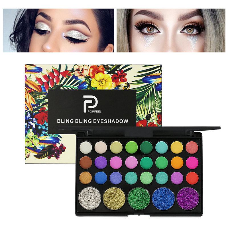 29 Χρώματα Diamond Eyeshadow Palette Lasting Shimmer Stage Party Eye Shadow Eye Cosmetic