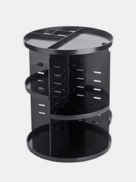 360 Rotating Makeup Organizer Αποσπώμενο Πολυλειτουργικό Κουτί Αποθήκευσης Καλλυντικών
