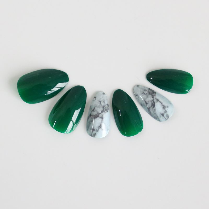 5 Πακέτα False Nail Tips Artificial Nails Art Acrylic Manicure Gel